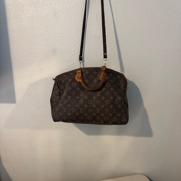 Louis Vuitton Speedy 35 with Crossbody Strap Monogram Satchel - Picture 10 of 17